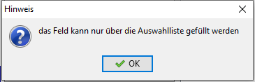 Auswahlliste