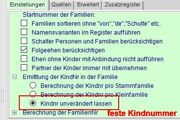 feste Kindnummer beim OFB