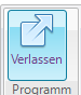 Verlassen Logo