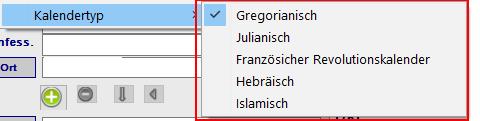 Kalendertyp aussuchen