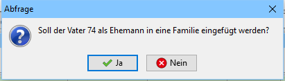 Ehemann in neue Fam